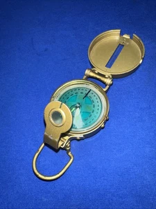 Vintage Maritim Messing Kompass - Lensatic & Liquid-Filled Working Japan  - Bild 1 von 6