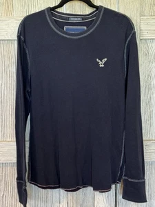 Camisa térmica American Eagle AE Legend ajuste vintage para hombre grande azul - Imagen 1 de 4