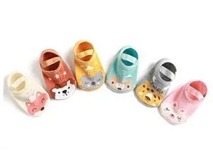 Baby Non Skid Anti Slip Socks Grip for Toddler Girls Boys Slipper 0-36 Months - Picture 1 of 7