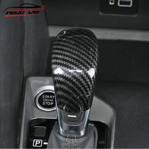 ABS Carbon Fiber Look Gear Shift Knob Cover Trim For Nissan Kicks 2019-2023 New - Bild 1 von 7