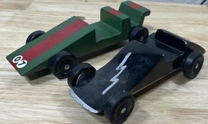 Coches de carreras vintage Pinewood Derby - Cub Boy Scouts - #07 y #10 - Lote de 2 coches - Imagen 1 de 15