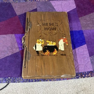 Here's How Mixed Drinks Wood Bound book by W.C. Whitfield, 1941 - Picture 1 of 6