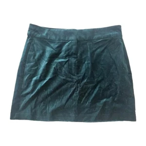 M&S SIZE UK 12 EVERGREEN MINI SKIRT VELVET SKIRT BNWT RP £35 - Picture 1 of 3