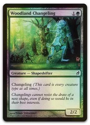 Woodland Changeling #242 (Foil) (NM) Lorwyn LRW Magic MTG - Image 1 of 2