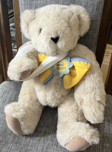 Vermont Beige Teddy Bear 15" Plush Stuffed Animal Toy Get Well Soon!  Arm Sling - Imagen 1 de 5