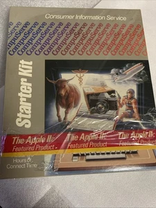 CompuServe Start Kit Binder & Sleeve Consumer Inforamtion Service The Source/AOL - Picture 1 of 8