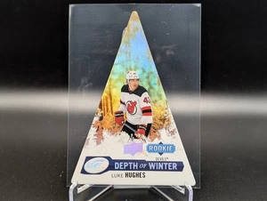 2023-24 Upper Deck Ice LUKE HUGHES #DW55 Rookie Depth of Winter White Frost /199 - Picture 1 of 2
