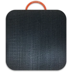 18" X 18" X 1"  100 Ton Non Skid Jack Plate with Rope Handle 18181 - Foto 1 di 1