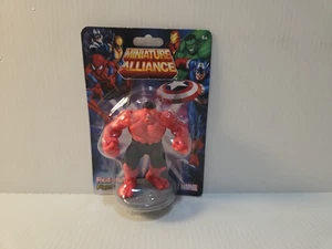 2013 Marvel Miniature Alliance RED HULK Actionfigur 3" neu und versiegelt - Bild 1 von 6