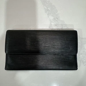 Louis Vuitton Geldbörse Schwarz Leder Epi - Bild 1 von 12