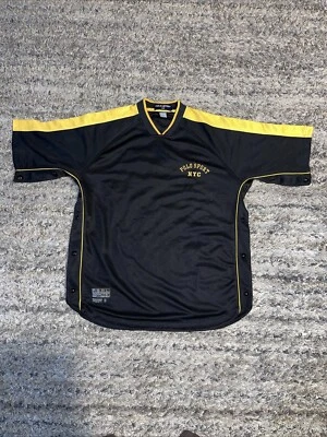 Vintage Ralph Lauren 181 Polo Sport NYC  Jersey L Full Snap Botton Up Sides Rare — 第 1/4 张图片