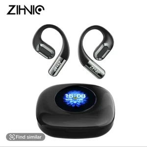 True Wireless Open Ear Earbuds Bluetooth 5.4, ZIHNIC IPX5 Waterproof, - Picture 1 of 8