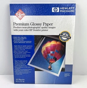 HP Premium Glossy Photo Paper C6979A 50 Sheets 10mil 8.5x11 Inkjet Printers NEW - Picture 1 of 9