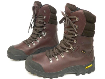 Cabela's 9" High Brown Leather GORE-TEX Waterproof Hunting Boots Men's 8 EE - Image 1 of 4