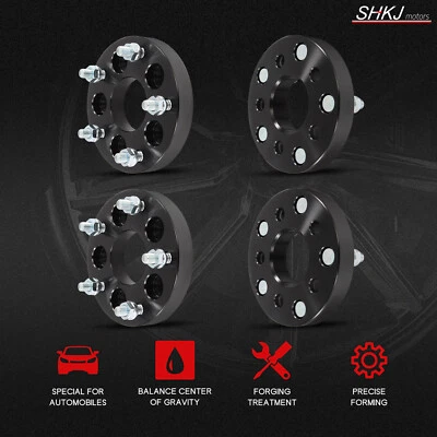 (4) 1" Wheel Spacers 5x110mm To 5x5" For Chevrolet Cobalt Pontiac G5 Astra L100 - Image 1 of 4