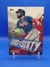 2021 Topps Baseball. MARCELL OZUNA. Zero to Sixty Insert Card. Atlanta Braves. 