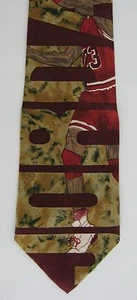 Bugatchi Uomo Michael Jordan Hombre Novedad Cuello Corbata Corbata Seda Baloncesto - Imagen 1 de 3