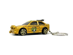 Lo último Llavero Coche Personalizado Ruedas Rodantes Coche de Carreras Llavero Escort Rally Dorado - Imagen 1 de 3