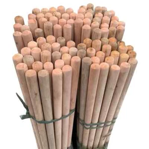 Wooden Broom Handle Stick for Mops, Snow Shovels, Flag Pole 4ft (1/8") (28/29mm) - Picture 1 of 11