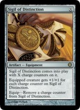 1x Sigil of Distinction - Foil PL/MP, English MTG Shards of Alara