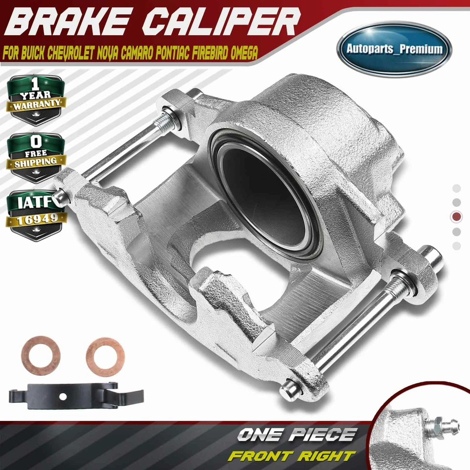 Pinza de freno delantera derecha para Buick Chevrolet Nova Camaro Pontiac Firebird Omega Foto 1 de 4