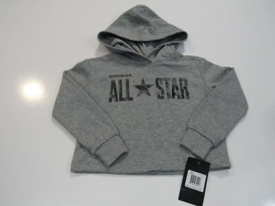 Sudaderas con capucha Converse All Star para niñas jóvenes gris con logotipo 4-6x nuevas con etiquetas Foto 1 de 3