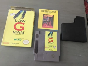 Low G Man (Nintendo NES, 1990) Cib Complete TESTED Works FAST SHIPPING - Picture 1 of 10