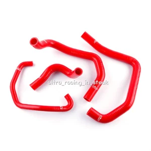 RED Silicone Radiator Hose for Kawasaki Ninja ZX6R ZX-6R 636cc/ ZX 636 2005 2006 - Picture 1 of 9