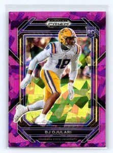 2023 Prizm Draft Picks BJ OJULARI Rookie Purple Cracked Ice /149 #165 Cardinals - Picture 1 of 2