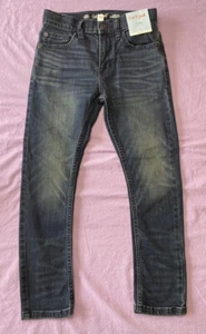 Cat & Jack Girls' Tapered Stretch Jeans Size 8 - Picture 1 of 2