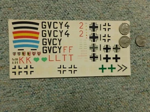 Fujimi decals 1/48 Focke Wulf FW 190A and D-9 M132 - Picture 1 of 1