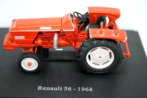 1:43 U/H Hachette 1968 RENAULT 56 Diecast Farm Tractor on Display Plinth MIB - Picture 1 of 9