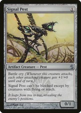 1X Signal Pest Mirrodin Besieged EX MTG CARD