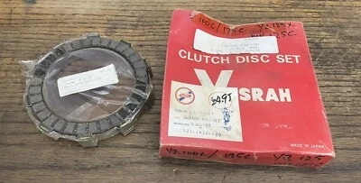 Placas de fricción de embrague Yamaha TW200, IT175, TTR225, XT225, MX125, YZ125 Foto 1 de 4