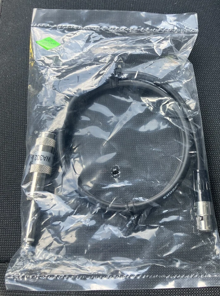 Shure WA302 - TA4F to 1/4" (2.5' TA4F to 1/4" Guitar Cable) For Shure Wireless * - Image 1 of 1