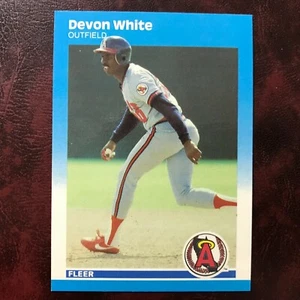 1987 Fleer GLOSSY Update Set DEVON WHITE ROOKIE #U-123 ANGELS ** MINT **  - Picture 1 of 1