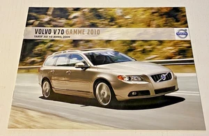 Brochure de Vente  Nouvelle VOLVO V70 - Gamme 2010 - Bel Etat. - Picture 1 of 7