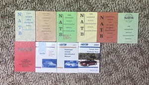 1981-88 NATB National Auto Theft Bureau PASSENGER VEHICLE IDENTIFICATION MANUAL - Bild 1 von 3