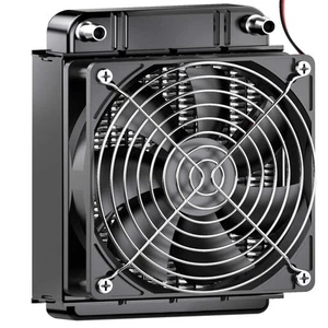 Water Cooling Radiator, 8 Pipe Aluminum Heat Exchanger Radiator with Fan for ... - Picture 1 of 7