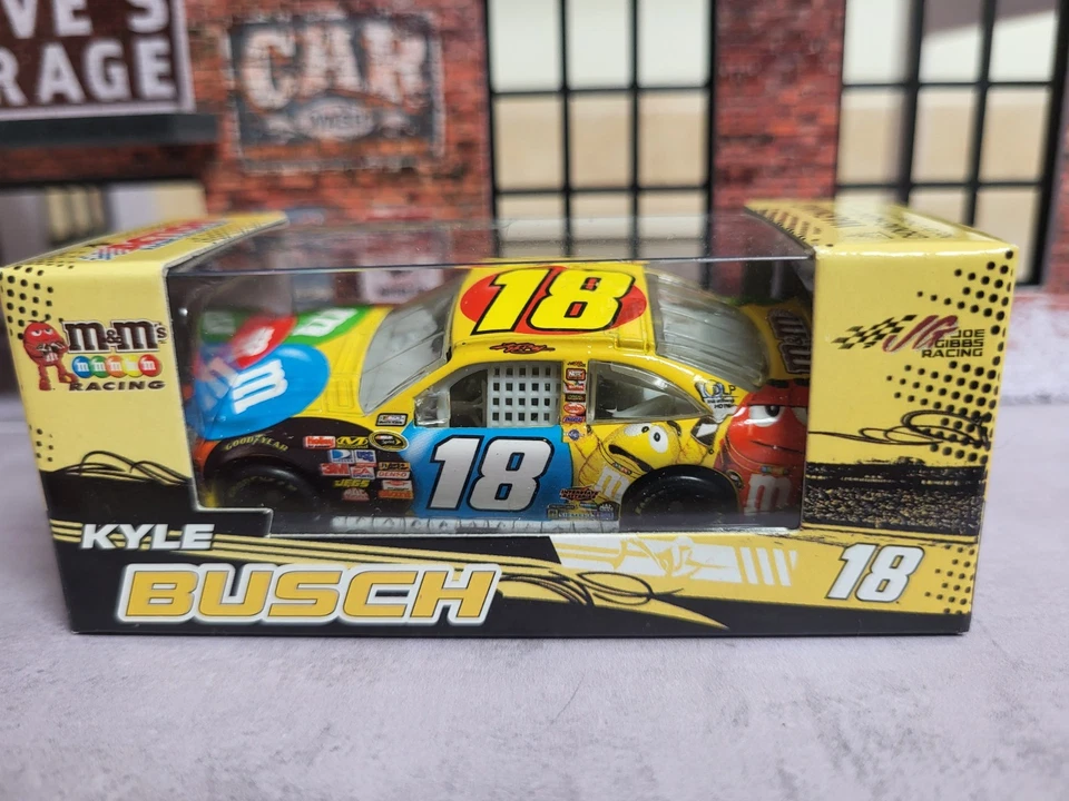 " RARE " 2009 Kyle Busch #18 M&Ms #18 1/64 NASCAR NEW UNOPENED - Image 1 of 1
