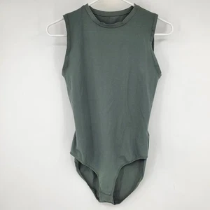 Skims grün ärmellos Essential Rundhalsausschnitt Damen Einteiler Body Größe Large - Bild 1 von 8