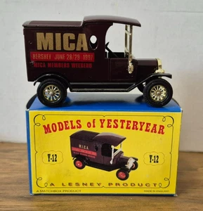 Y 12 1912 Ford Model T MICA 1997 Models of Yesteryear Matchbox Code 2 - Bild 1 von 7