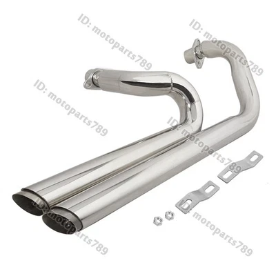 Puntas de tubo silenciador de escape sistema completo para Honda Shadow VLX 600 VT600C 1988-2008 Foto 1 de 4