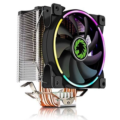 GameMax Gamma 500 Rainbow ARGB CPU Fan Cooler PWM For Intel and AMD AM4 AM5 - Image 1 of 4
