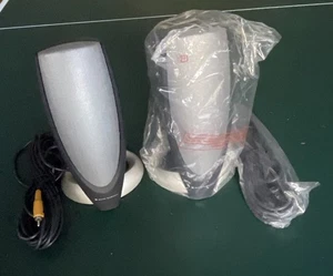 Altec Lansing ADA745 Left And Right Speaker Set with RCA Connector Ends TESTED - Picture 1 of 9