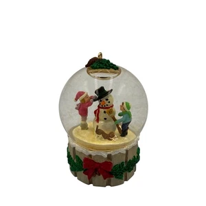 Hallmark Vintage Christmas "Building A Snowman" #3 Collectible Ornament - Picture 1 of 6