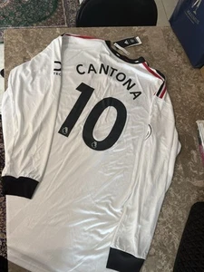 Adidas Manchester United 22/23 Soccer Away Jersey Eric Cantona #10 2XL - Picture 1 of 2