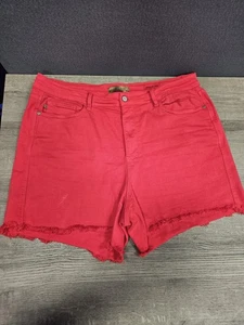 Judy blaue abgeschnittene Shorts 3XL rot - Bild 1 von 5