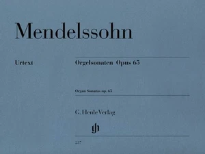 Mendelssohn Organ Sonatas Op. 65 Sheet Music Book NEW 051480237 - Picture 1 of 1