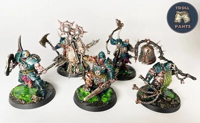 Warhammer Age of Sigmar - 5 Putrid Blightkings - Nurgle Chaos Maggotkin Foto 1 de 4